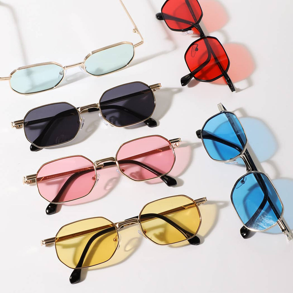 Octagon Metal Frame Fashion Sunglasses - Adult & Kids T-Shirts, Sweatshirts & Hoodies apparel design preview 1