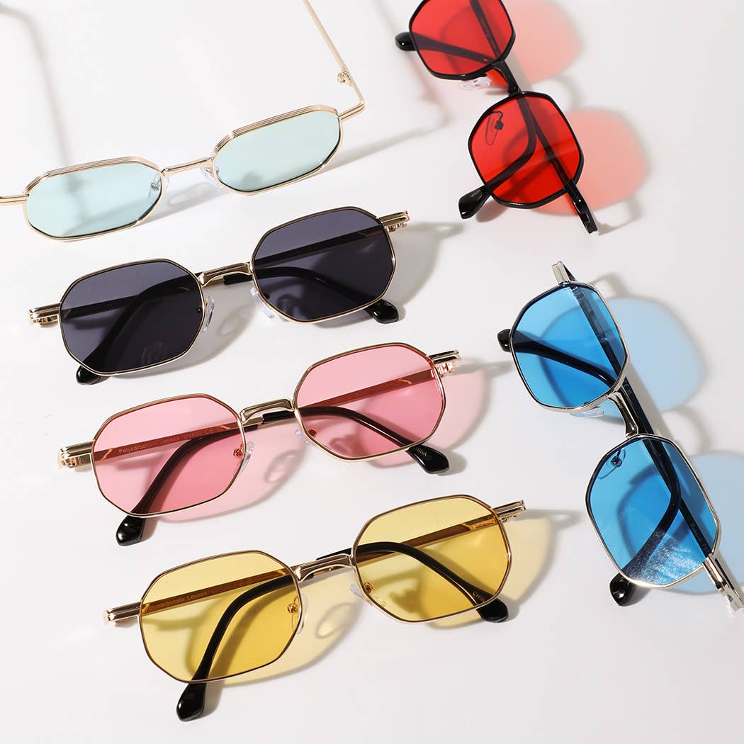Octagon Metal Frame Fashion Sunglasses - Adult & Kids T-Shirts, Sweatshirts & Hoodies apparel design preview 1