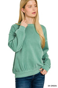 0731 Fleece Pigment Dye Round Neck SI-27100 - Adult & Kids T-Shirts, Sweatshirts & Hoodies apparel design preview 1