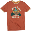 Give A Hoot Ringer Unisex Short Sleeve - Adult & Kids T-Shirts, Sweatshirts & Hoodies apparel design preview 1