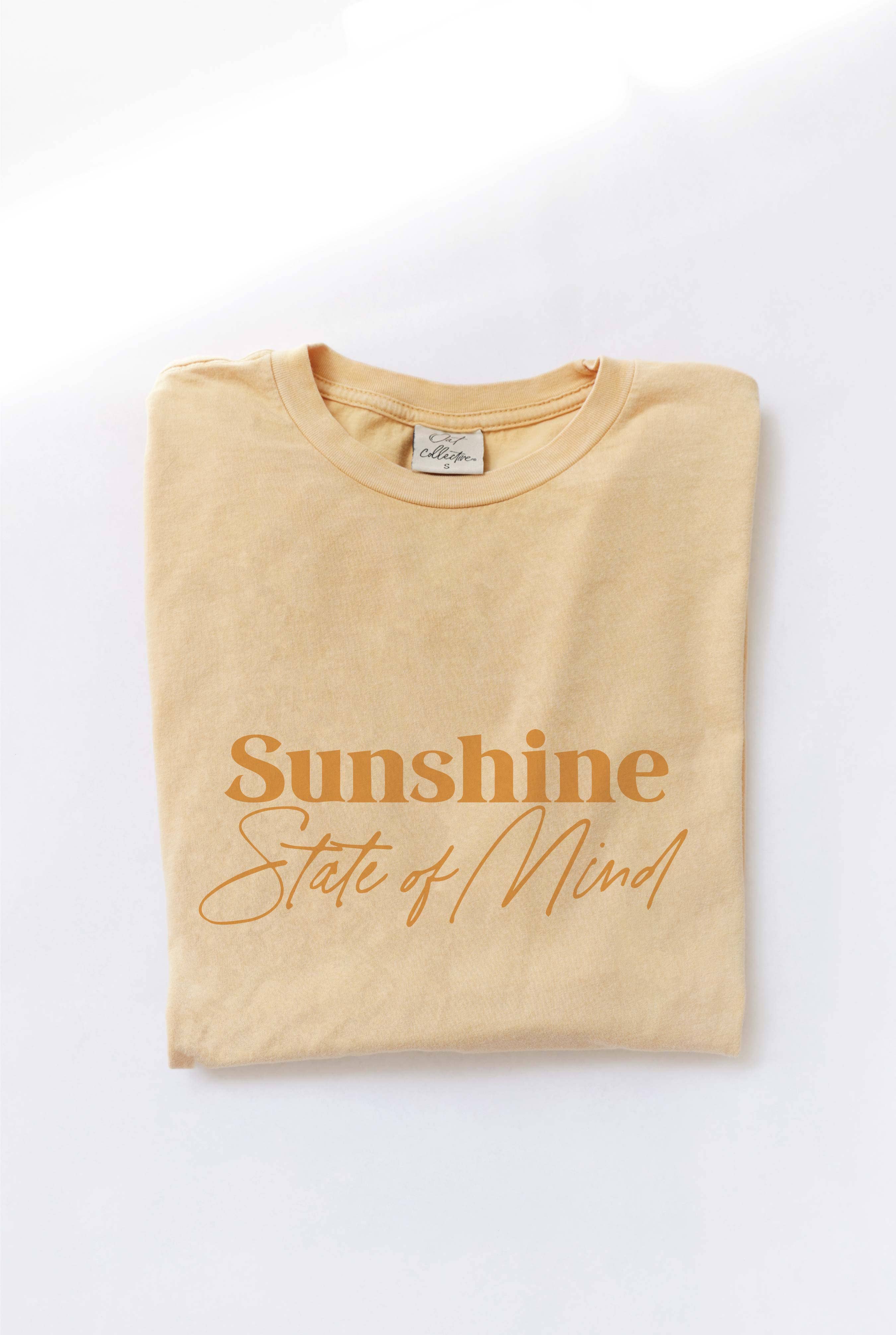 Sunshine State of Mind Mineral Washed Graphic Top - Adult & Kids T-Shirts, Sweatshirts & Hoodies apparel design preview 1