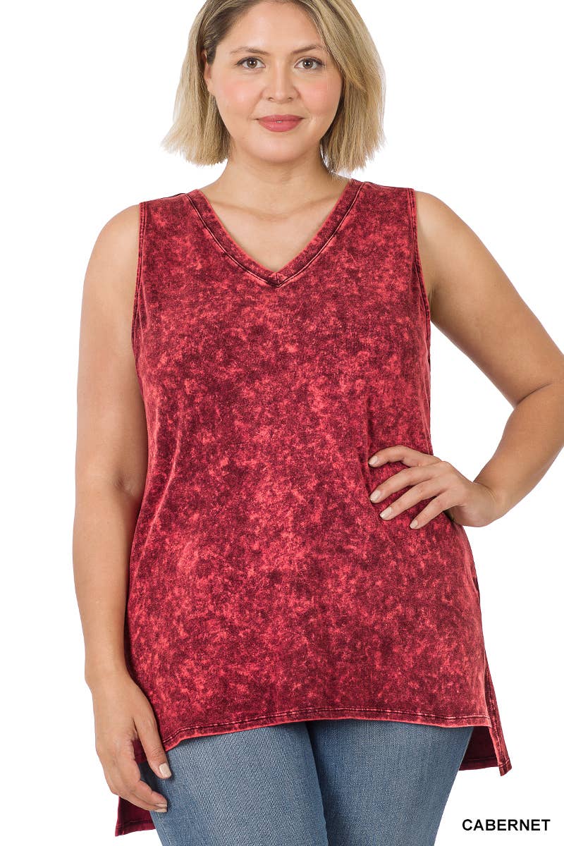 ...Plus Size Mineral Wash Top w/ Side Slit - Adult & Kids T-Shirts, Sweatshirts & Hoodies apparel design preview 1