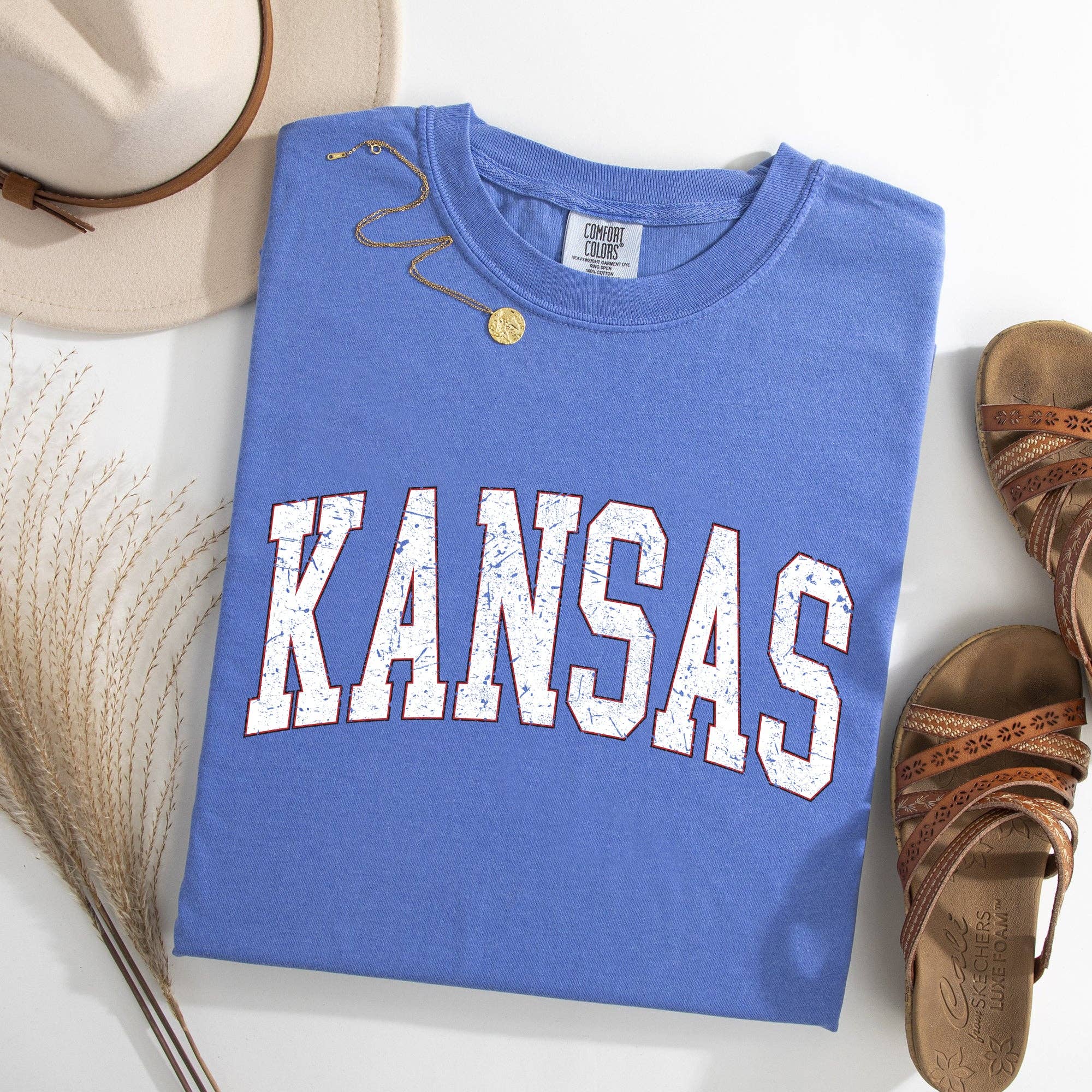 Kansas, Football, Game Day Tailgate Party State - Adult & Kids T-Shirts, Sweatshirts & Hoodies apparel design preview 1