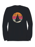 Retro Sunset Sailing Adventure Men's - Adult & Kids T-Shirts, Sweatshirts & Hoodies apparel design preview 1