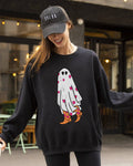 Cowgirl Ghost, Western, Skeleton Funny, Halloween - Adult & Kids T-Shirts, Sweatshirts & Hoodies apparel design preview 1