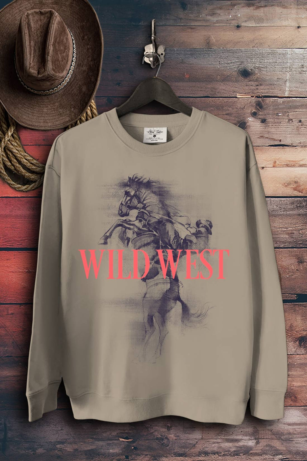 Wild West Rodeo - Adult & Kids T-Shirts, Sweatshirts & Hoodies apparel design preview 1