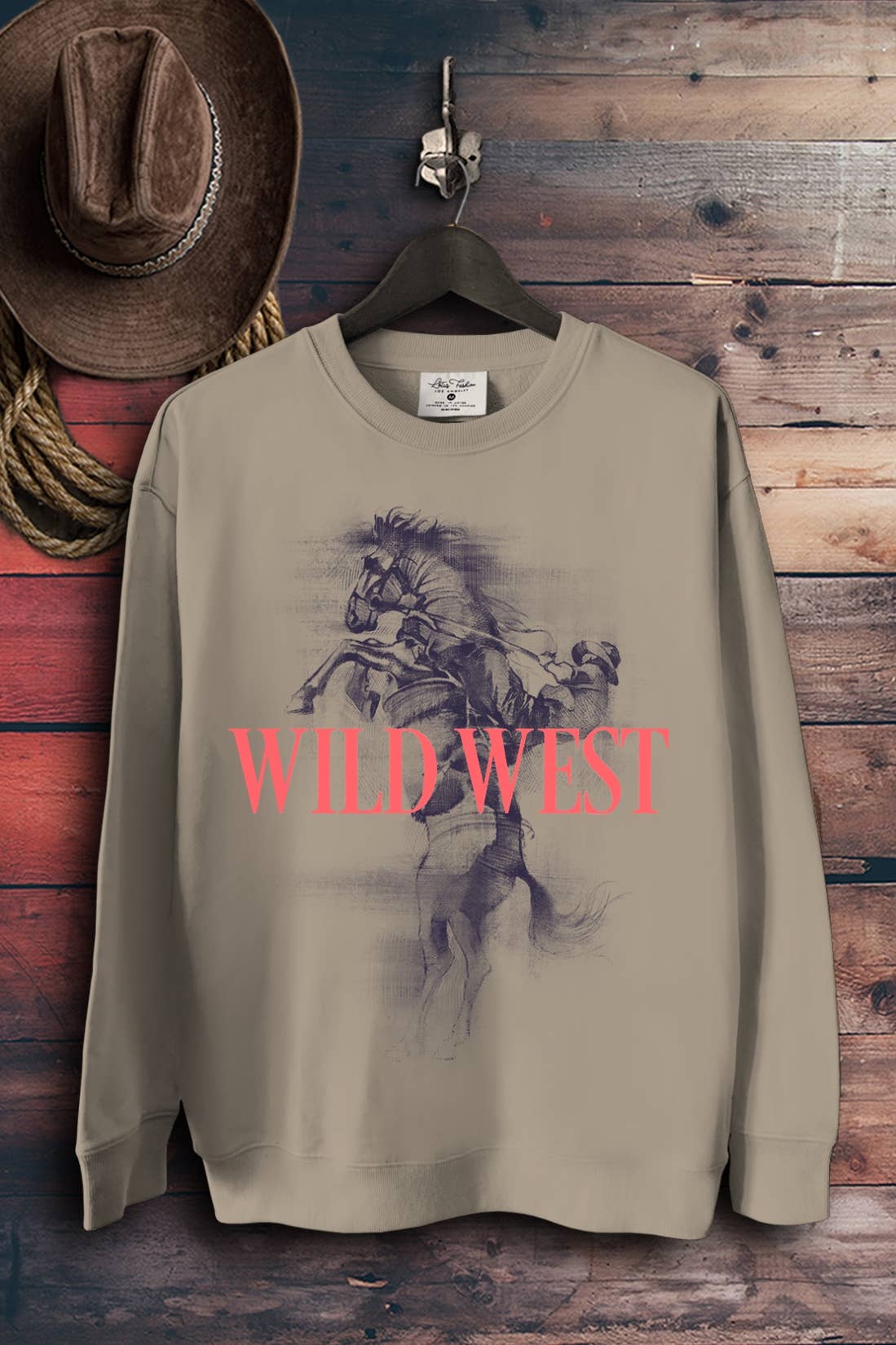 Wild West Rodeo - Adult & Kids T-Shirts, Sweatshirts & Hoodies apparel design preview 1