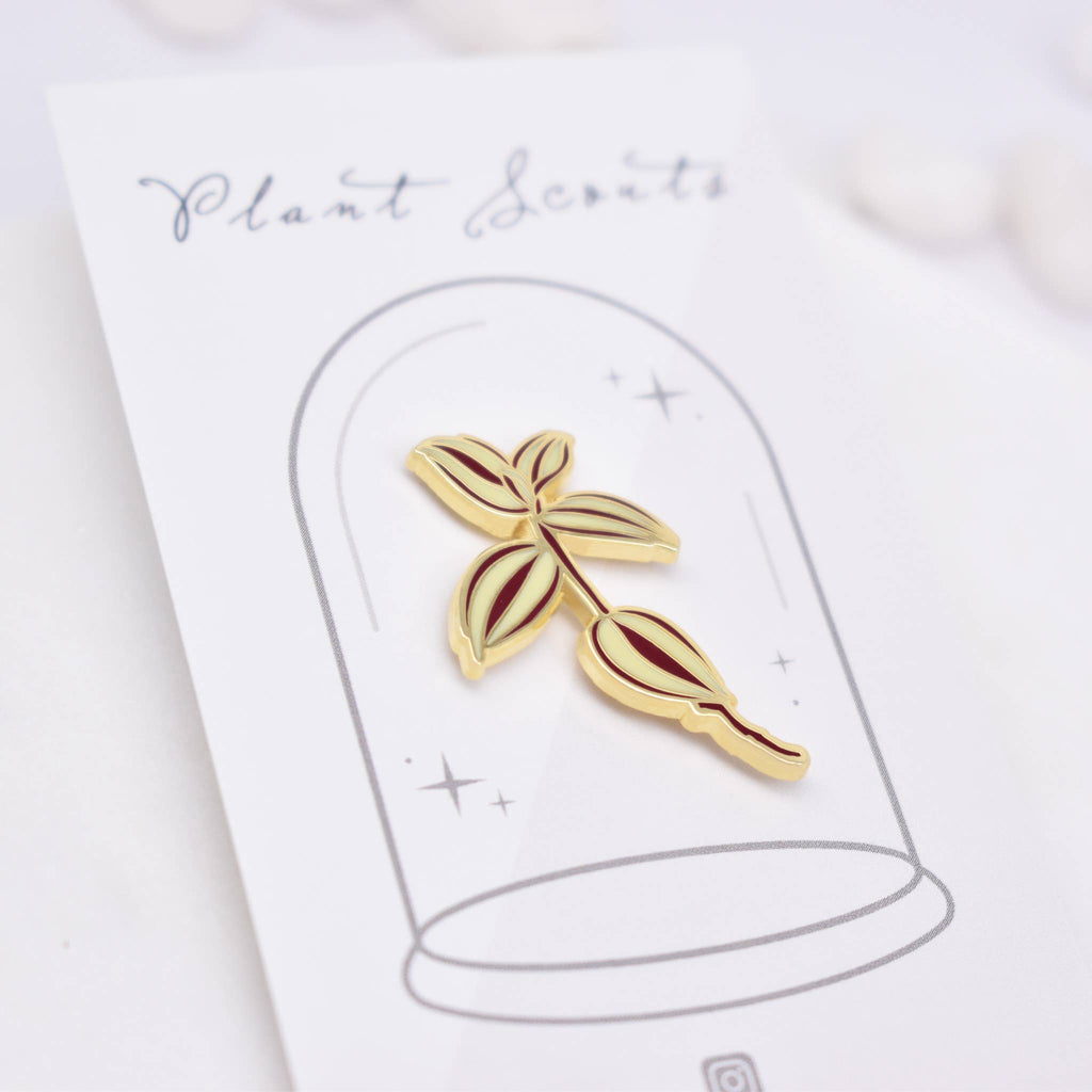 Tradescantia Zebrina Plant Enamel Pin - Adult & Kids T-Shirts, Sweatshirts & Hoodies apparel design preview 1