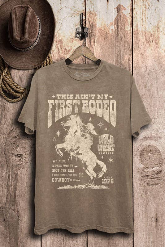 This Aint My First Rodeo Graphic Top - Adult & Kids T-Shirts, Sweatshirts & Hoodies apparel design preview 1