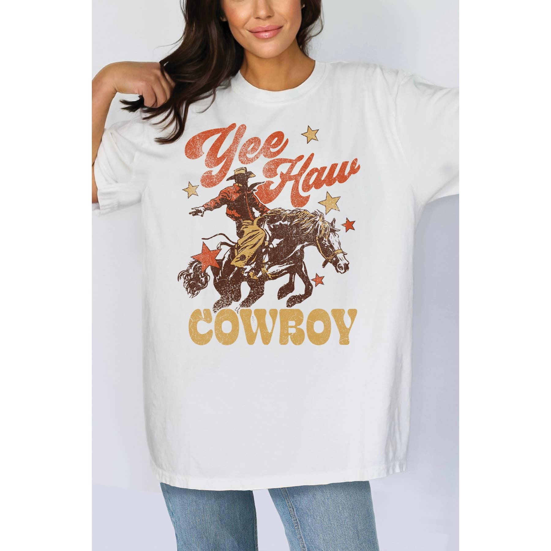 Yee Haw Oversize Unisex Top - Adult & Kids T-Shirts, Sweatshirts & Hoodies apparel design preview 1
