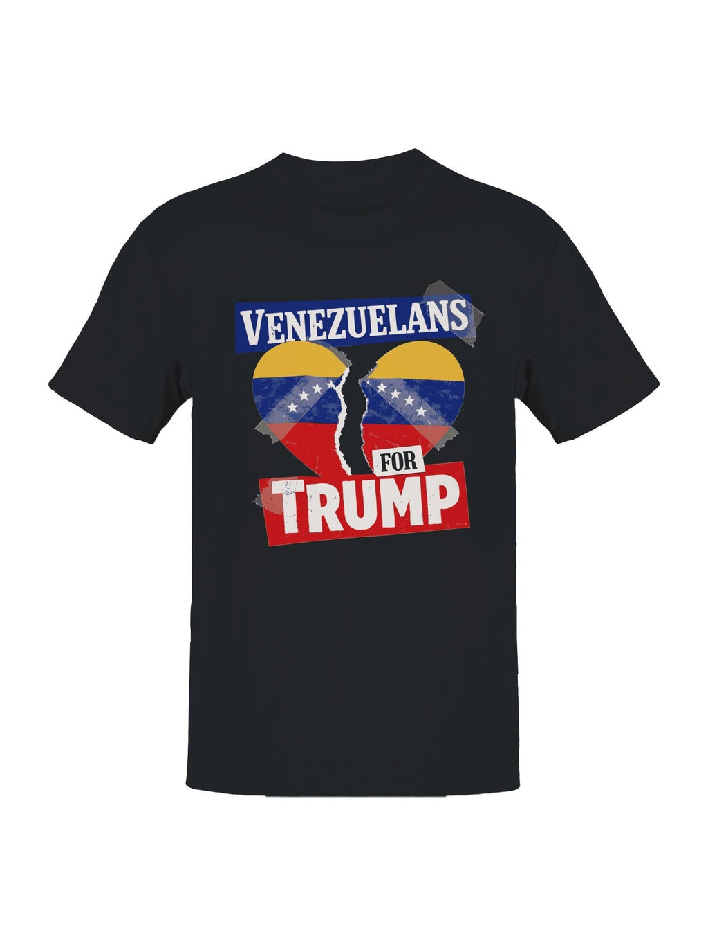 Venezuela Supports Trump Men's - Adult & Kids T-Shirts, Sweatshirts & Hoodies apparel design preview 1