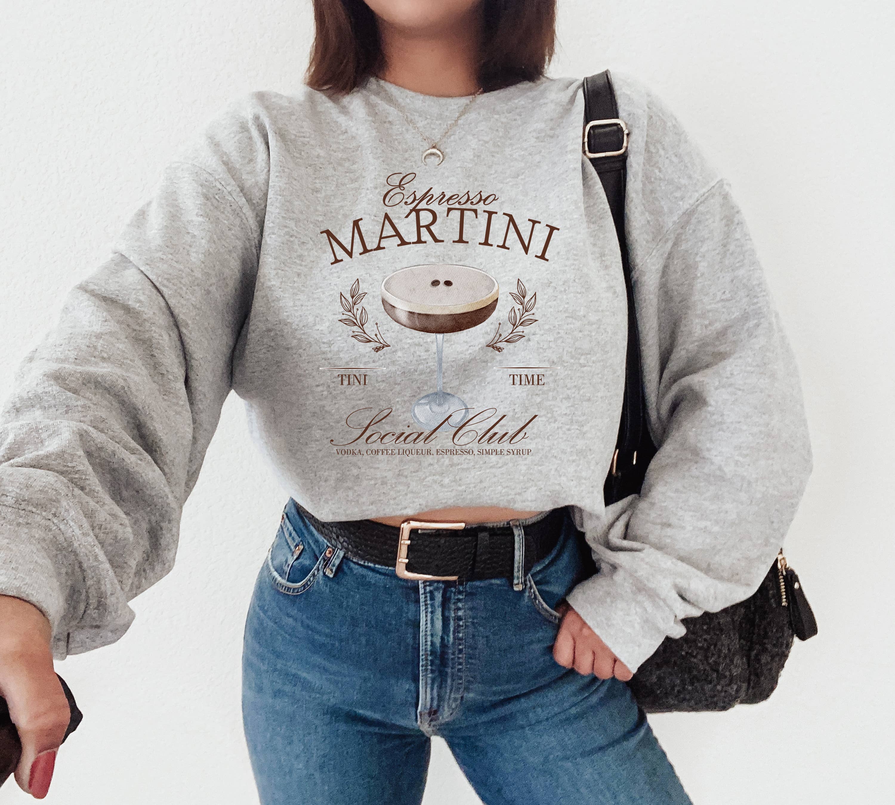 Espresso Martini, Screen Print Transfer, Only - Adult & Kids T-Shirts, Sweatshirts & Hoodies apparel design preview 1