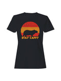Retro Capybara Sunset Graphic Women's - Adult & Kids T-Shirts, Sweatshirts & Hoodies apparel design preview 1