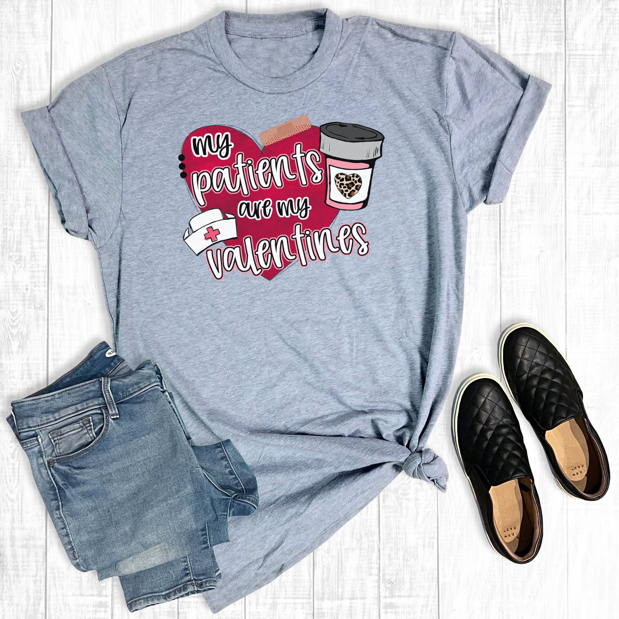 My Patients Are Valentines - Adult & Kids T-Shirts, Sweatshirts & Hoodies apparel design preview 1