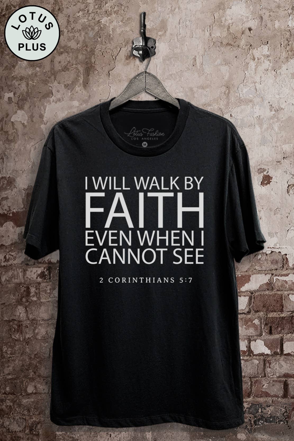 I Will Walk By Faith Graphic Top - Adult & Kids T-Shirts, Sweatshirts & Hoodies apparel design preview 1
