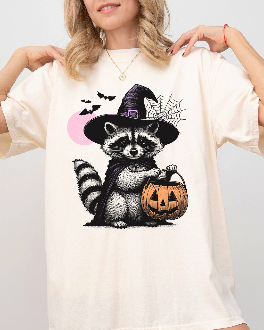 Racoon, Animal Vintage, Farm, Western Halloween - Adult & Kids T-Shirts, Sweatshirts & Hoodies apparel design preview 1