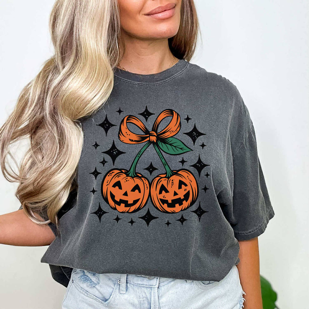 Pumpkin Cherries - Adult & Kids T-Shirts, Sweatshirts & Hoodies apparel design preview 1