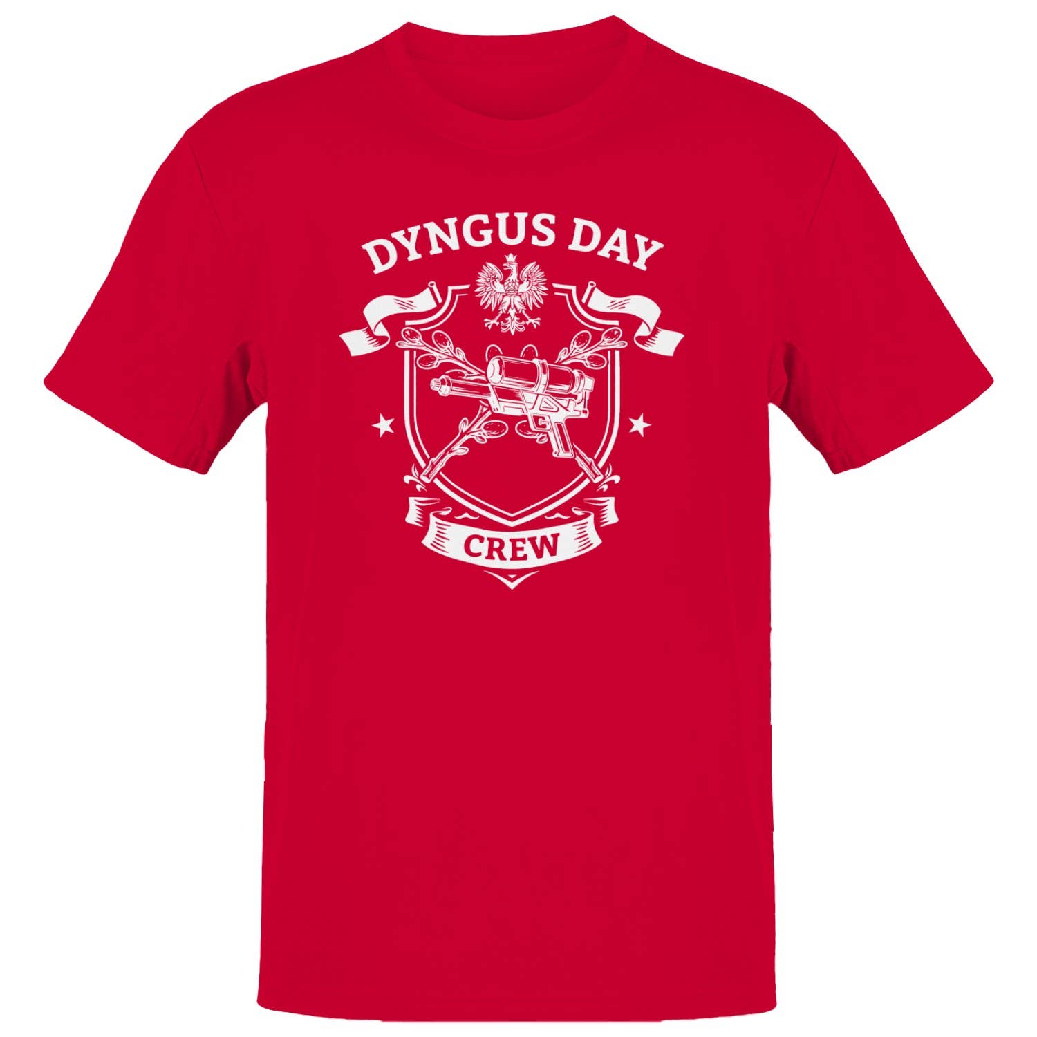 Dyngus Day Water Gun Crest Men's - Adult & Kids T-Shirts, Sweatshirts & Hoodies apparel design preview 1