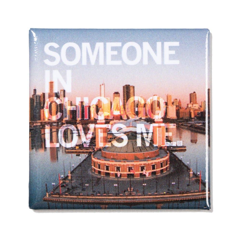 Someone Loves Me Chi Photo Metal Magnet - Adult & Kids T-Shirts, Sweatshirts & Hoodies apparel design preview 1