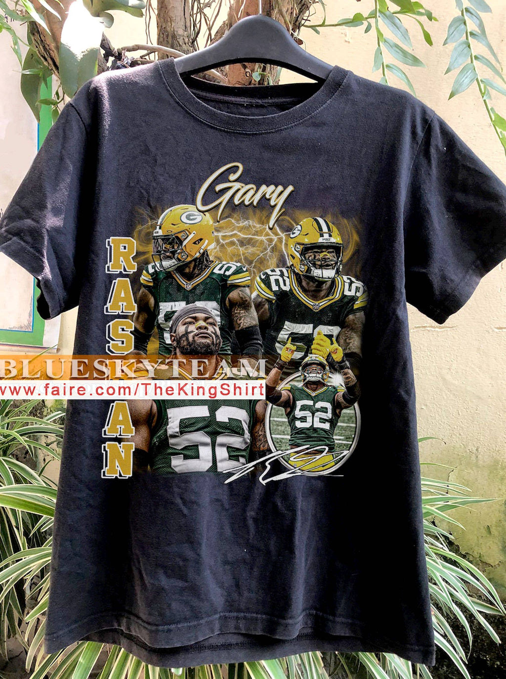 Vintage 90s Rashan Gary Retro Football Bootleg Gift - Adult & Kids T-Shirts, Sweatshirts & Hoodies apparel design preview 1