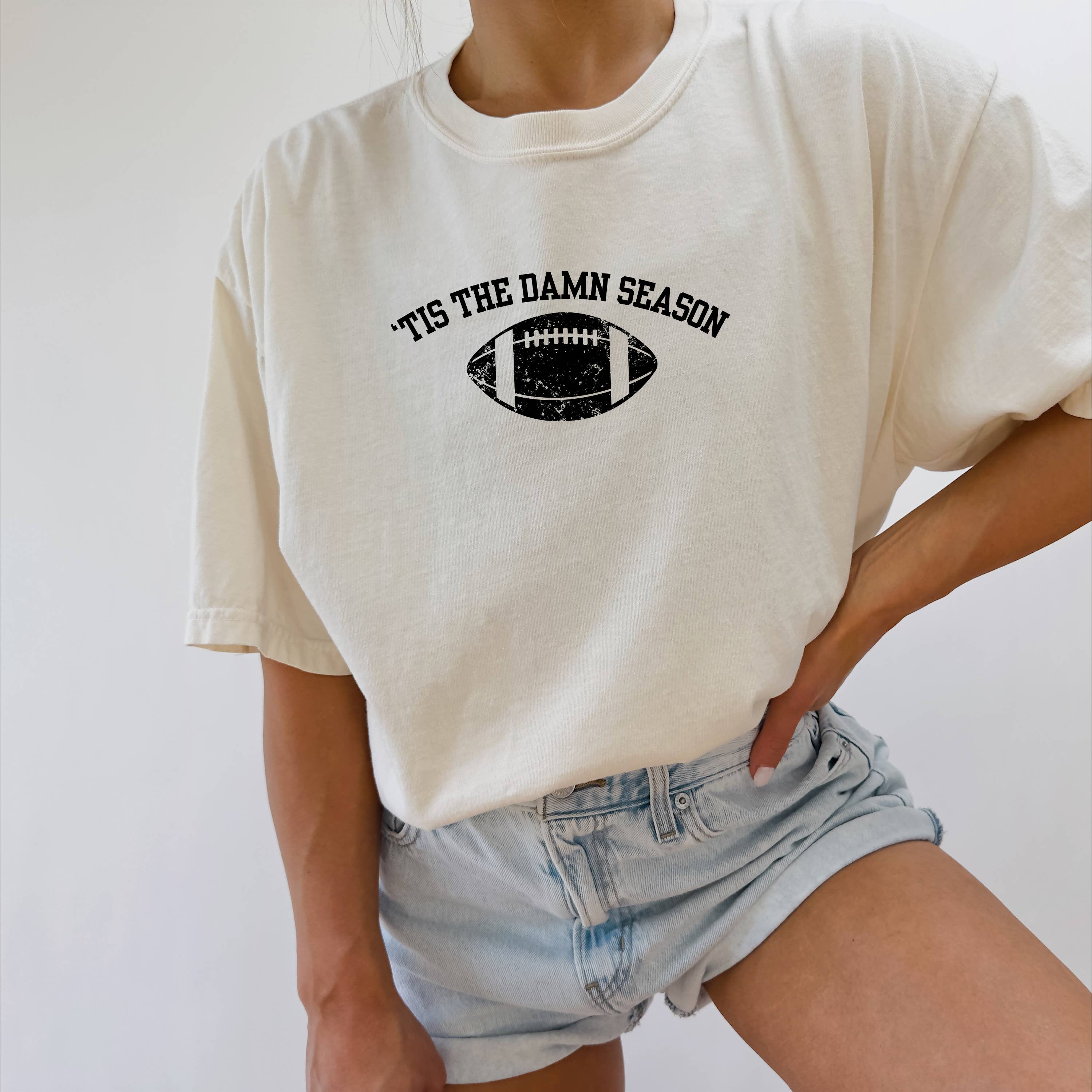 Gameday Apparel, Game Day, Tis the Damn Season - Adult & Kids T-Shirts, Sweatshirts & Hoodies apparel design preview 1