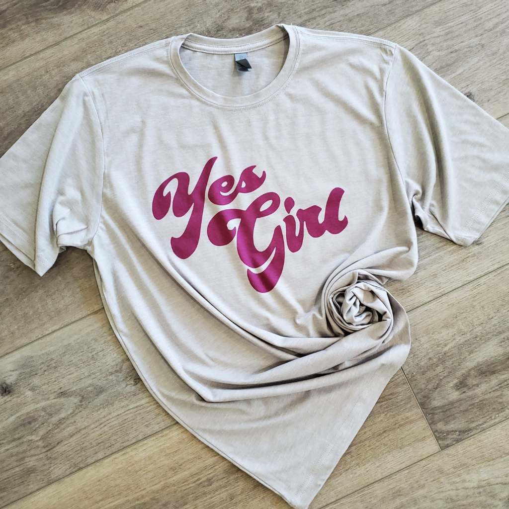 Yes Girl Graphic - Adult & Kids T-Shirts, Sweatshirts & Hoodies apparel design preview 1
