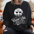 Crystal Lake Vintage Halloween - Adult & Kids T-Shirts, Sweatshirts & Hoodies apparel design preview 1