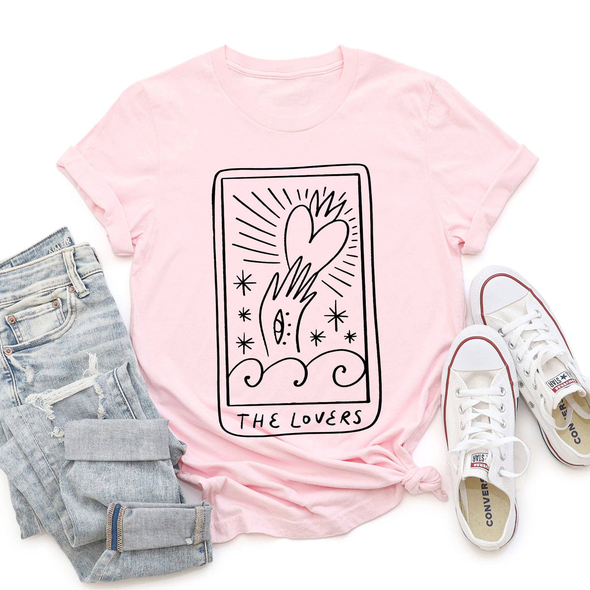 Lovers Tarot, Mystical, Magic, Super Soft Valentine's - Adult & Kids T-Shirts, Sweatshirts & Hoodies apparel design preview 1