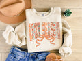 Cozy Season Bow Dark Cream Seasonal Fall Graphic - Adult & Kids T-Shirts, Sweatshirts & Hoodies apparel design preview 1
