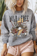 Rock and Roll Eagle Mineral Graphic Brushed - Adult & Kids T-Shirts, Sweatshirts & Hoodies apparel design preview 1