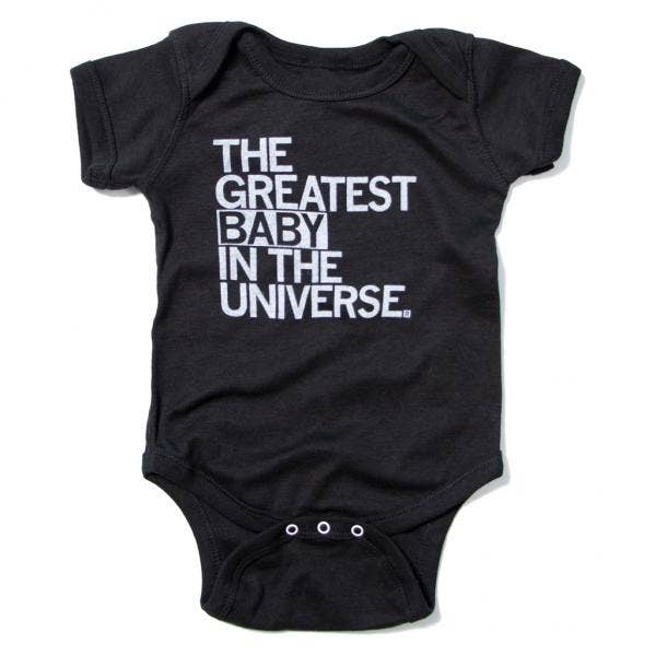 The Greatest Baby in Universe Onesie - Adult & Kids T-Shirts, Sweatshirts & Hoodies apparel design preview 1