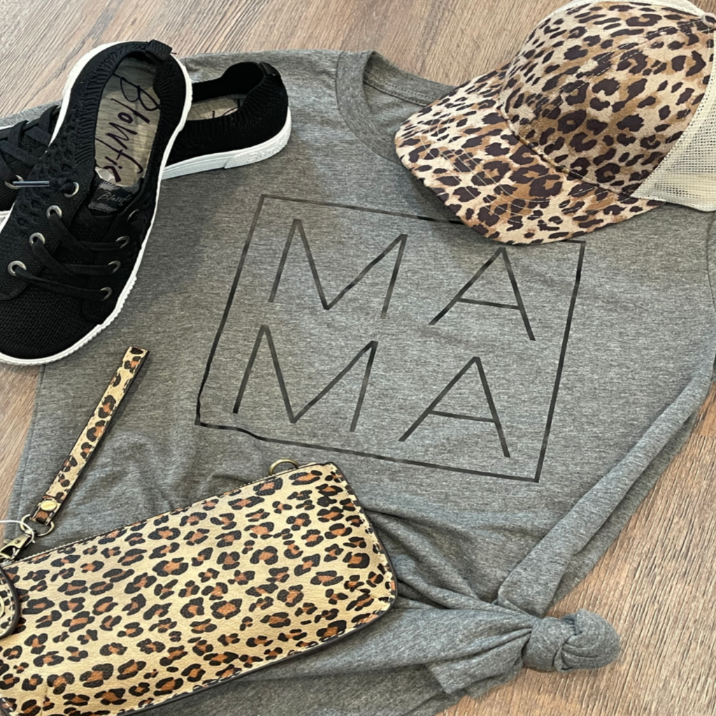 Mama Bella Canvas Crew Neck - Adult & Kids T-Shirts, Sweatshirts & Hoodies apparel design preview 1