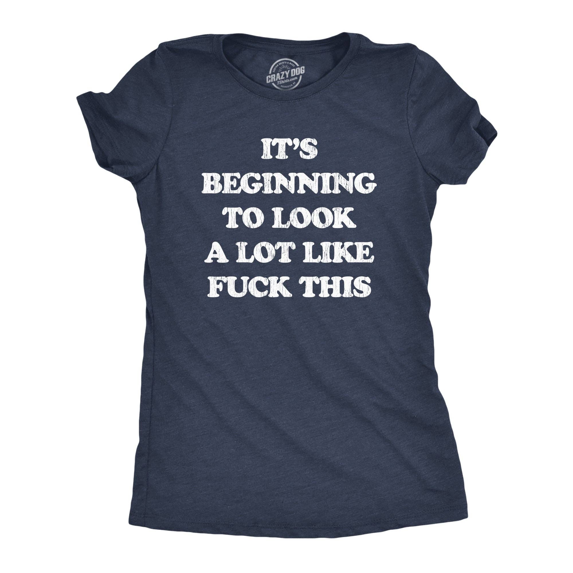 It's Beginning To Look A Lot Like Fuck This Women's - Adult & Kids T-Shirts, Sweatshirts & Hoodies apparel design preview 1
