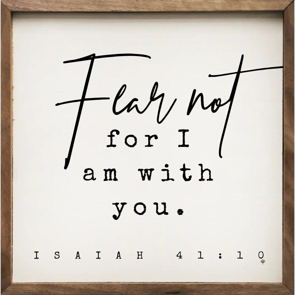 Fear Not Isaiah 41 10 White - Adult & Kids T-Shirts, Sweatshirts & Hoodies apparel design preview 1