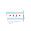 Chicago Flag Mini Sticker - Adult & Kids T-Shirts, Sweatshirts & Hoodies apparel design preview 1