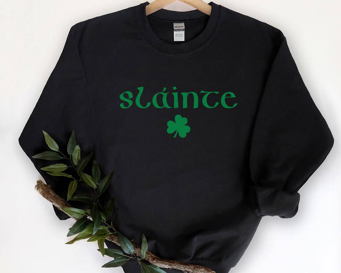 St Patricks Day Slainte Irish Gaelic - Adult & Kids T-Shirts, Sweatshirts & Hoodies apparel design preview 1