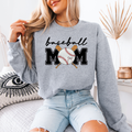 Baseball Mom Unisex Crewneck - Adult & Kids T-Shirts, Sweatshirts & Hoodies apparel design preview 1