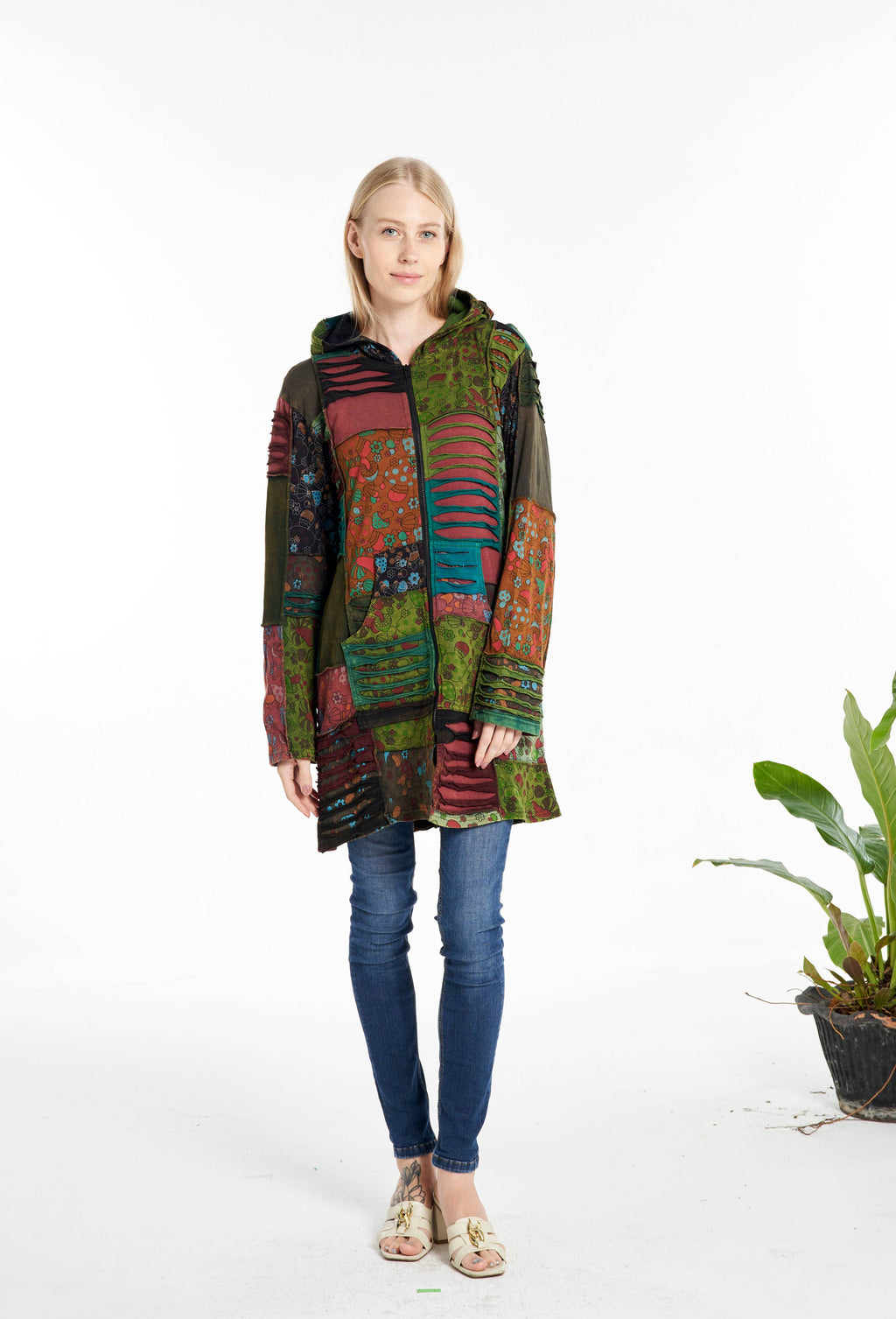 L/S Patchwork Jacket (KT-1432) - Adult & Kids T-Shirts, Sweatshirts & Hoodies apparel design preview 1