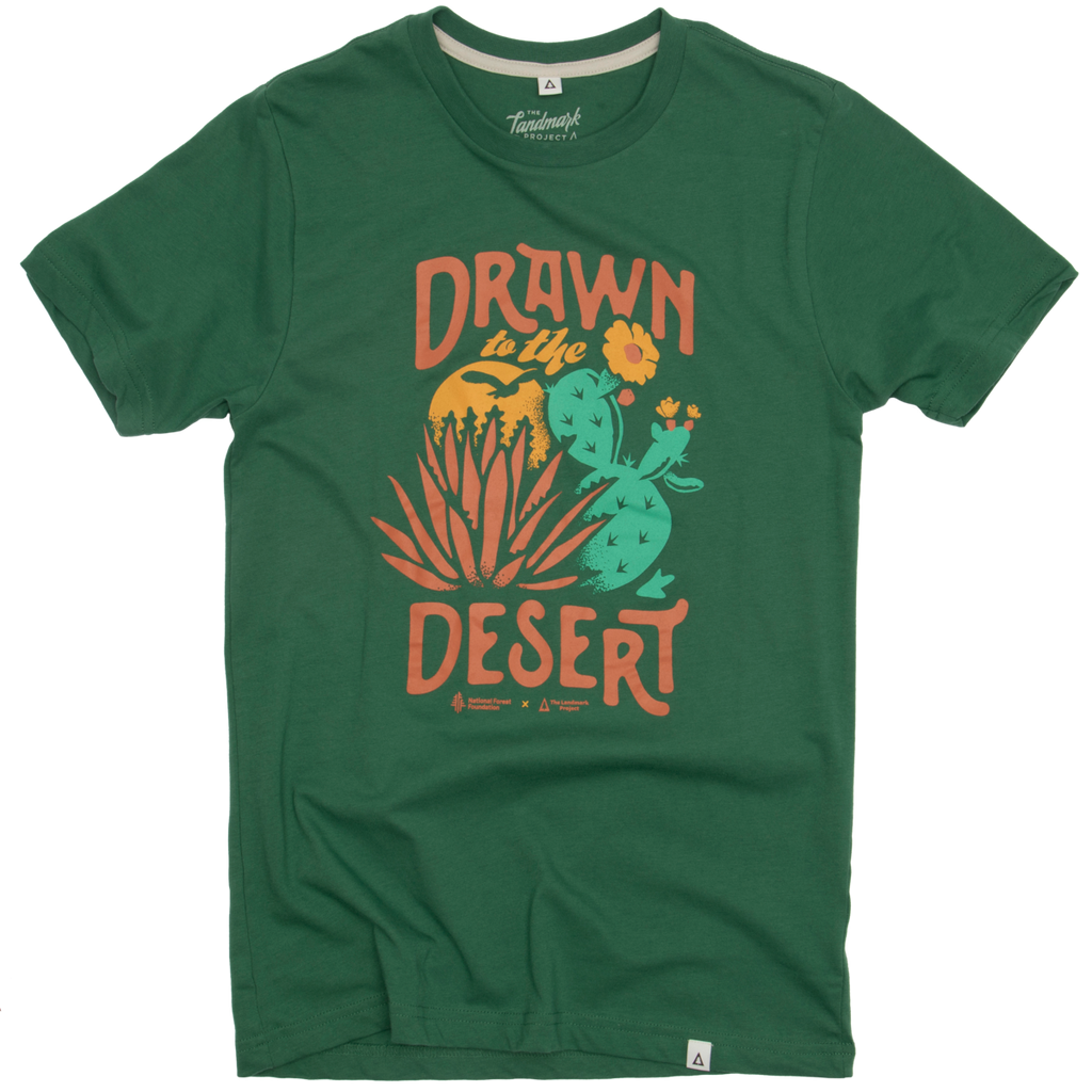 Drawn To the Desert Unisex Short Sleeve - Adult & Kids T-Shirts, Sweatshirts & Hoodies apparel design preview 1