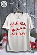 Sleigh All Day Graphic Top - Adult & Kids T-Shirts, Sweatshirts & Hoodies apparel design preview 1
