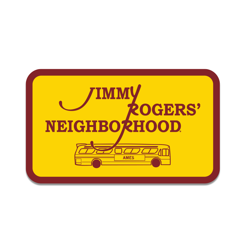 Jimmy Rogers' Neighborhood Die-Cut Sticker - Adult & Kids T-Shirts, Sweatshirts & Hoodies apparel design preview 1
