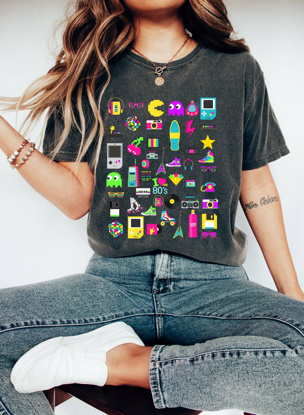 I Love the 80's Icon Pack - Adult & Kids T-Shirts, Sweatshirts & Hoodies apparel design preview 1
