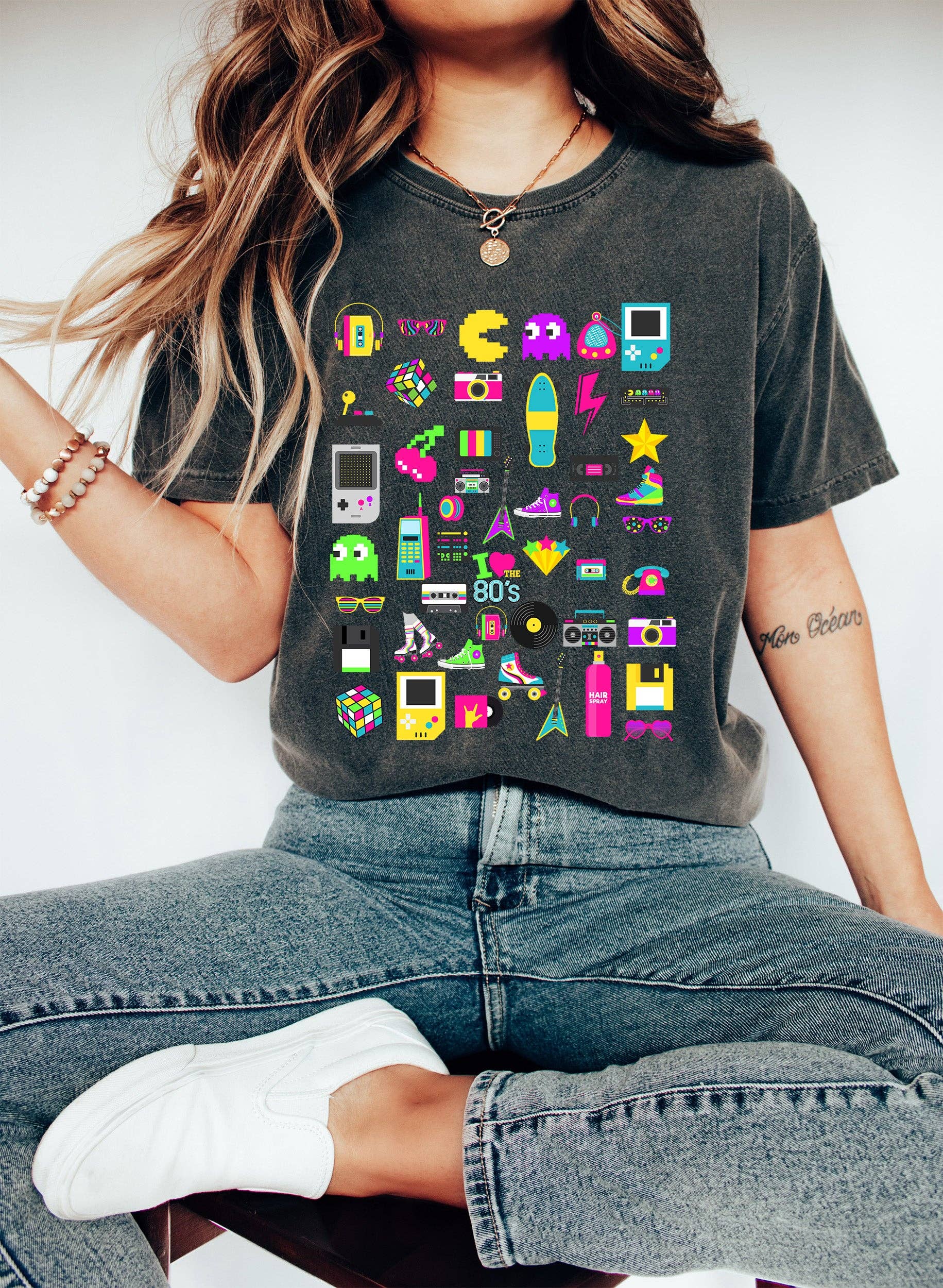 I Love the 80's Icon Pack - Adult & Kids T-Shirts, Sweatshirts & Hoodies apparel design preview 1