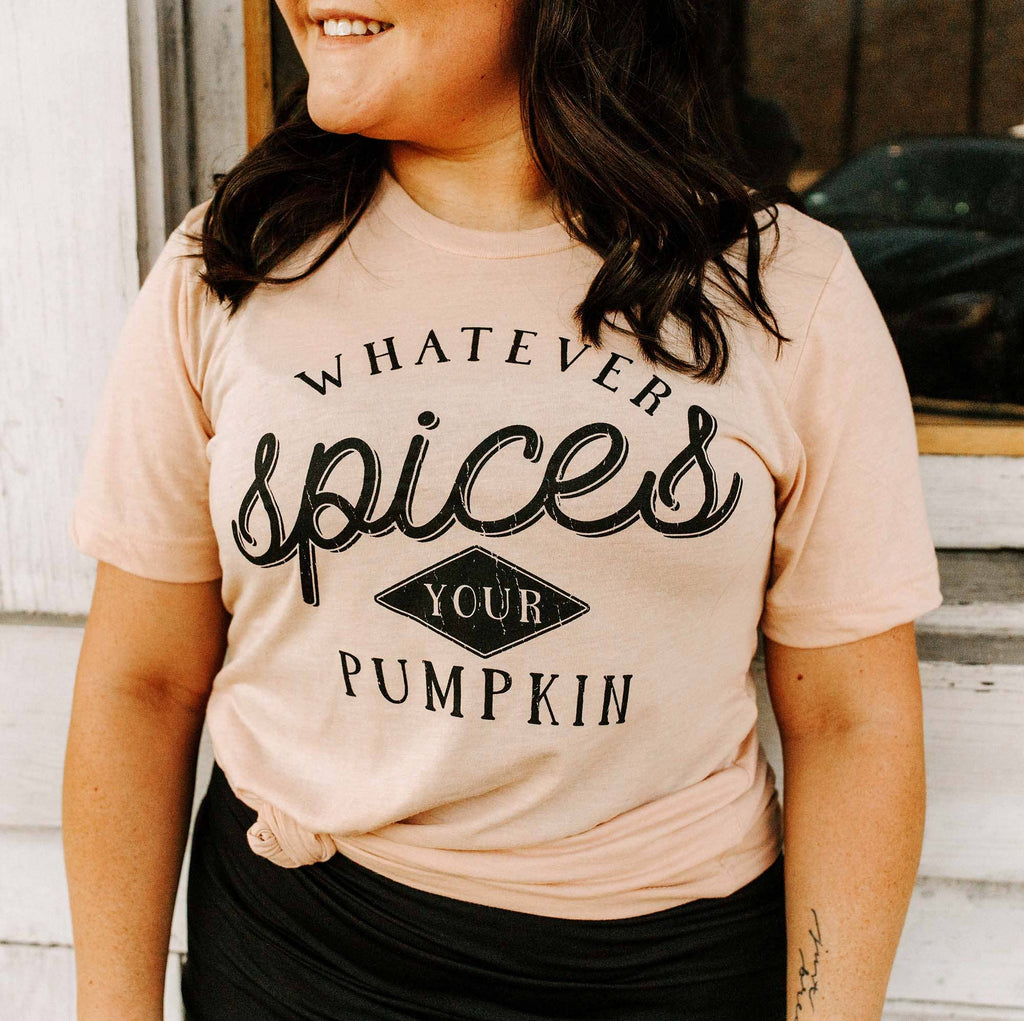 Whatever Spices Your Pumpkin - Adult & Kids T-Shirts, Sweatshirts & Hoodies apparel design preview 1