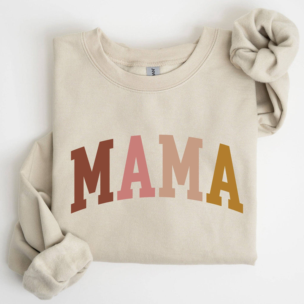 Retro Mama Collegiate, Mom, Mother's Day Gift - Adult & Kids T-Shirts, Sweatshirts & Hoodies apparel design preview 1