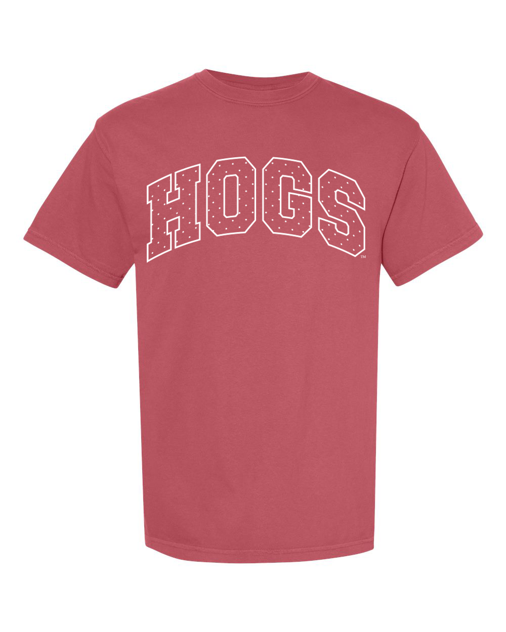 Arkansas Razorbacks Polka Dot Puff Ink Cardinal Cc - Adult & Kids T-Shirts, Sweatshirts & Hoodies apparel design preview 1