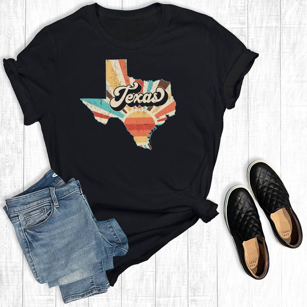 Retro Texas - Adult & Kids T-Shirts, Sweatshirts & Hoodies apparel design preview 1