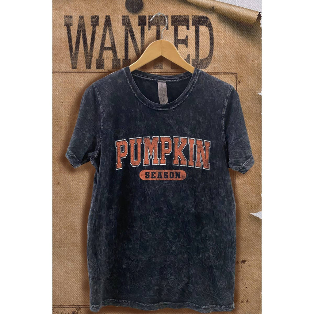 Pumpkin Season Mineral Wash Vintage Graphic - Adult & Kids T-Shirts, Sweatshirts & Hoodies apparel design preview 1