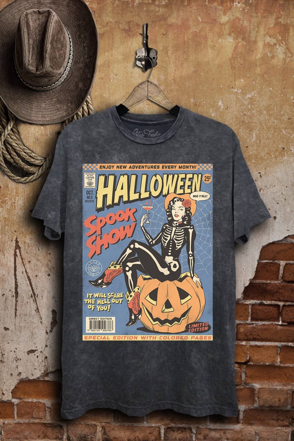 Halloween Edition Retro Comic Graphic Top - Adult & Kids T-Shirts, Sweatshirts & Hoodies apparel design preview 1
