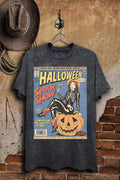 Halloween Edition Retro Comic Graphic Top - Adult & Kids T-Shirts, Sweatshirts & Hoodies apparel design preview 1